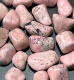 Pink Rhodonite Tumbled Stones (By The Piece or Pound) Bulk Wholesale Lot Home & Living > Home Decor > Home Accents >
