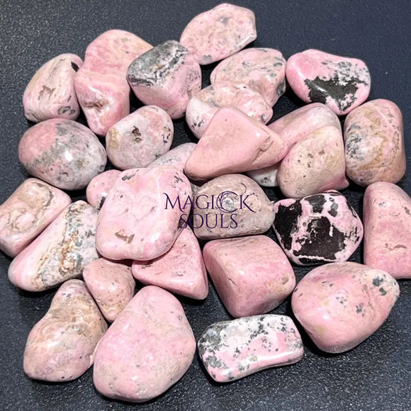 Pink Rhodonite Tumbled Stones (By The Piece or Pound) Bulk Wholesale Lot Home & Living > Home Decor > Home Accents >