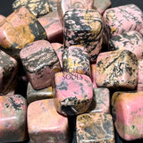 Pink Rhodonite Tumbled Stones (By The Piece or Pound) Wholesale Home & Living > Home Decor > Home Accents > Rocks &