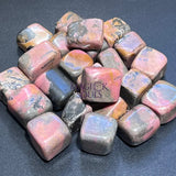 Pink Rhodonite Tumbled Stones (By The Piece or Pound) Wholesale Home & Living > Home Decor > Home Accents > Rocks &