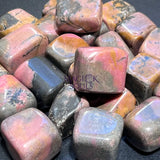 Pink Rhodonite Tumbled Stones (By The Piece or Pound) Wholesale Home & Living > Home Decor > Home Accents > Rocks &