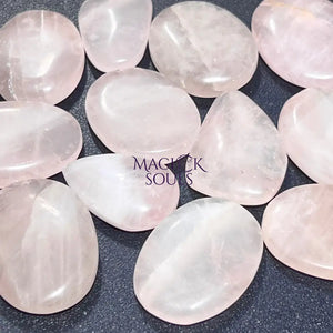 Pink Rose Quartz Crystal Cabochons Craft Supplies & Tools > Beads Gems & Cabochons > Cabochons