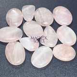 Pink Rose Quartz Crystal Cabochons Craft Supplies & Tools > Beads Gems & Cabochons > Cabochons