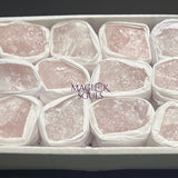 Pink Rose Quartz Rough Crystals (Avg 2 LBs) Small Box Flat Bulk Wholesale Lot Raw Stones Gemstones Home & Living > Home