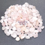Pink Rose Quartz Small Tumbled Stones (By The Ounce or Pound) Wholesale Home & Living > Home Decor > Home Accents >