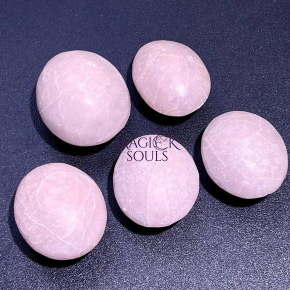 Pink Soapstone Palm Stone Carving Wholesale Home & Living > Spirituality & Religion > Prayer Beads & Charms >
