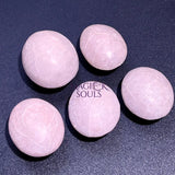 Pink Soapstone Palm Stone Carving Wholesale Home & Living > Spirituality & Religion > Prayer Beads & Charms >