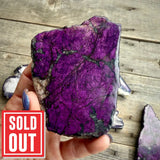 Polished One-Sided Purpurite Slabs – Namibia A Rocks & Fossils