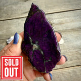 Polished One-Sided Purpurite Slabs – Namibia D Rocks & Fossils