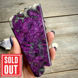 Polished One-Sided Purpurite Slabs – Namibia E Rocks & Fossils