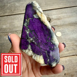 Polished One-Sided Purpurite Slabs – Namibia F Rocks & Fossils