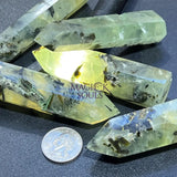Prehnite Standing Crystal Point Towers Obelisks Bulk Wholesale Polished Gemstones Home & Living > Home Decor > Home