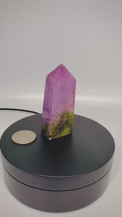 Stichtite with Serpentine Atlantisite Tower No. 1 – Barberton, South Africa