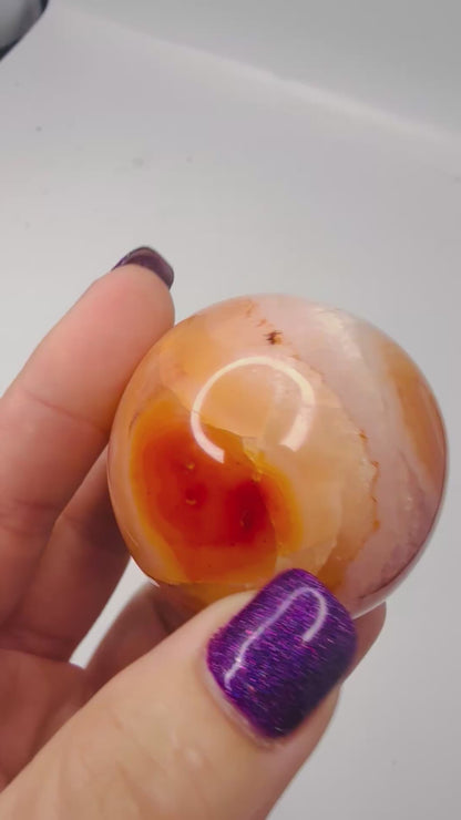 Carnelian Sphere – 45mm Polished