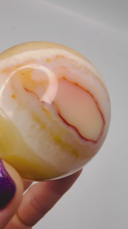 Carnelian Sphere – 60mm Polished