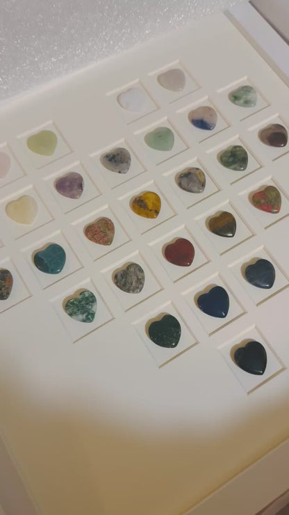 Crystal Heart Collection – Framed Gift Set (12” x 12”)