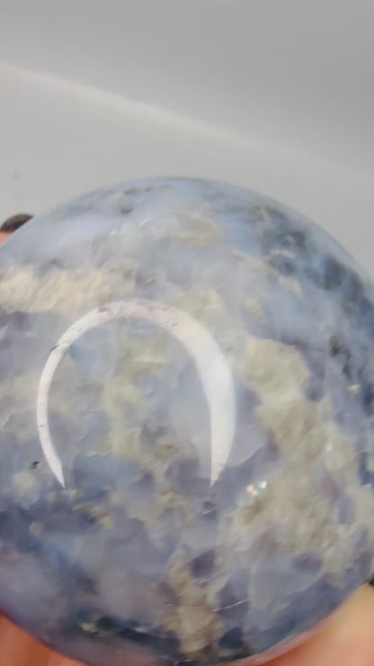 Blue Opal Sphere – 65mm Polished Madagascar Crystal