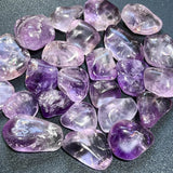 Purple Amethyst Crystal Tumbled Stones (By The Piece or Pound) Wholesale Home & Living > Home Decor > Home Accents >