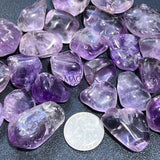 Purple Amethyst Crystal Tumbled Stones (By The Piece or Pound) Wholesale Home & Living > Home Decor > Home Accents >