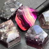 Rainbow Fluorite Crystal Faceted Polished Free Form Carving Shapes Palm Stones Home & Living > Home Decor > Home