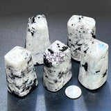 Rainbow Moonstone Point Tower Carving Gemstone Statue Home Decor Supply Home & Living > Home Decor > Home Accents >