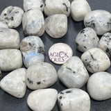 Rainbow Moonstone Tumbled Stones (3 Pcs) Retail Tumbled Rocks