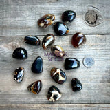 RARE Blue Sumatran Tumbled Amber UV Reactive - Magick Souls