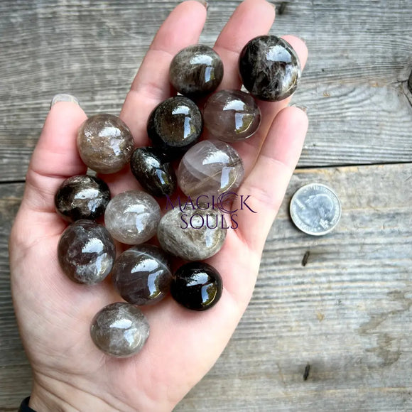 RARE Tumbled Black Rose Quartz - Magick Souls