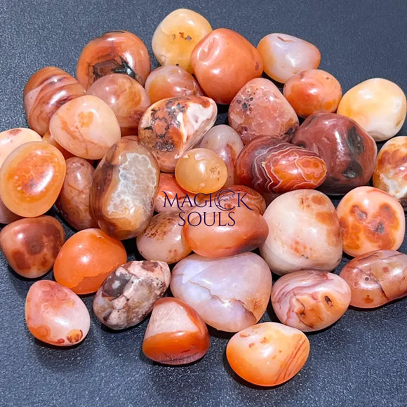 Red Carnelian Agate Tumbled Stones (By The Piece Or Pound) Bulk Wholesale Lot Home & Living > Home Decor > Home Accents