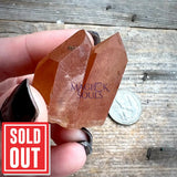 Red Hematoid Orange Tangerine Quartz Cluster Magick Souls