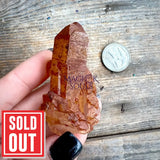 Red Hematoid Orange Tangerine Quartz Cluster Magick Souls