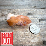 Red Hematoid Orange Tangerine Quartz Cluster Magick Souls