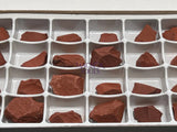 Red Jasper (24 Pcs) Box Flat Bulk Wholesale Lot Rough Raw Stones Natural Gemstones Home & Living > Home Decor > Home