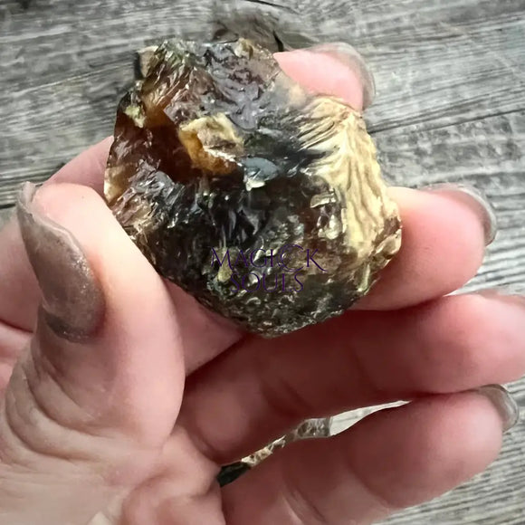 Rough Blue Sumatran Amber - Magick Souls