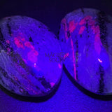 Ruby Zoisite Anyolite Crystal Palm Stones (UV Reactive) Carving Home & Living > Home Decor > Home Accents > Rocks &