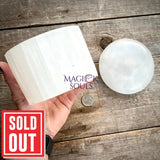 Selenite Bowl with Lid Magick Souls