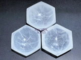 Selenite Crystal Bowl Large Dish Hexagon 6 Sided Healing Crystals And Stones Home & Living > Spirituality & Religion >