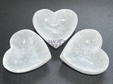 Selenite Crystal Heart Bowl (4 Inch) Carving Gemstone Decor Supply Home & Living > Spirituality & Religion > Reiki &