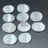 Selenite Crystal Mini Small Palm Stone Orb Carving Wholesale Bulk Gemstone Lot Home & Living > Spirituality & Religion