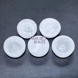 Selenite Mini 2 Inch Bowls Wholesale Gemstone Decor Carving Home & Living > Spirituality & Religion > Prayer Beads &