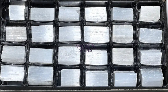 Selenite Rough Raw Crystals (24 Pc) Assorted Box Flat Bulk Wholesale Home & Living > Home Decor > Home Accents > Rocks
