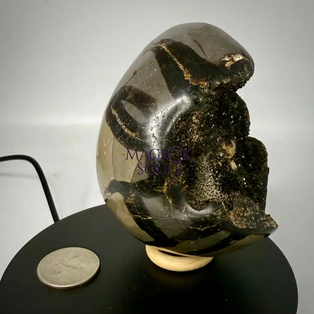 Septarian Druzy Dragon Egg UV Reactive Rocks & Fossils