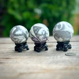 Shell Jasper Crystal Sphere - Magick Souls