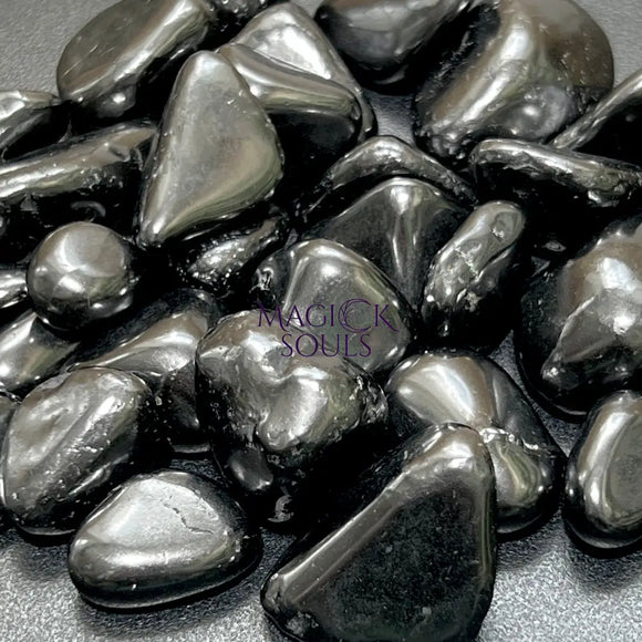 Shungite Tumbled Stones (By The Piece Or Pound) Wholesale Home & Living > Home Decor > Home Accents > Rocks & Geodes