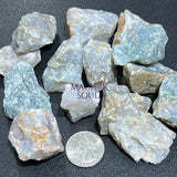 Sky Blue Quartz Rough Raw Crystal Stones (By The Piece or Pound) Wholesale Home & Living > Home Decor > Home Accents >