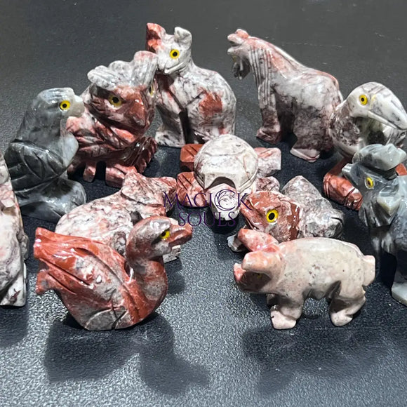 Small Soapstone Animals Carvings (Packs of 10) Wholesale Miniatures Craft Supplies & Tools > Doll & Model Supplies >