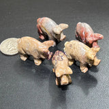 Small Soapstone Animals Carvings (Packs of 10) Wholesale Miniatures Craft Supplies & Tools > Doll & Model Supplies >