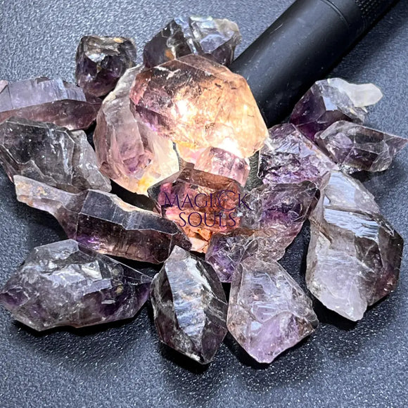 Smoky Shangaan Amethyst Points And Scepters From Zimbabwe Home & Living > Home Decor > Home Accents > Rocks & Geodes