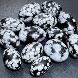 Snowflake Obsidian Tumbled (By The Piece Or Pound) Bulk Wholesale Supply Home & Living > Home Decor > Home Accents >
