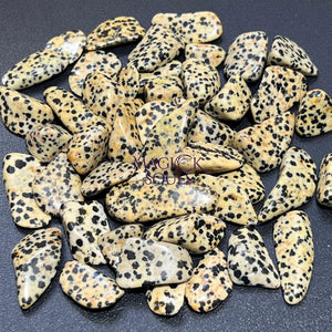 Spotted Dalmatian Jasper Tumbled Stones (By The Piece Or Pound) Wholesale Home & Living > Home Decor > Home Accents >